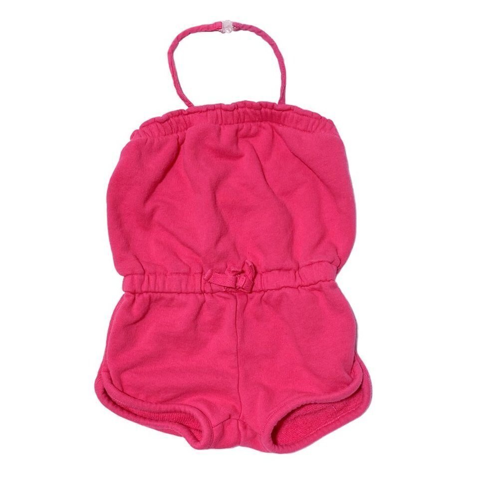 Joe Fresh Baby Halter Top Bubble Shorts Romper Pink